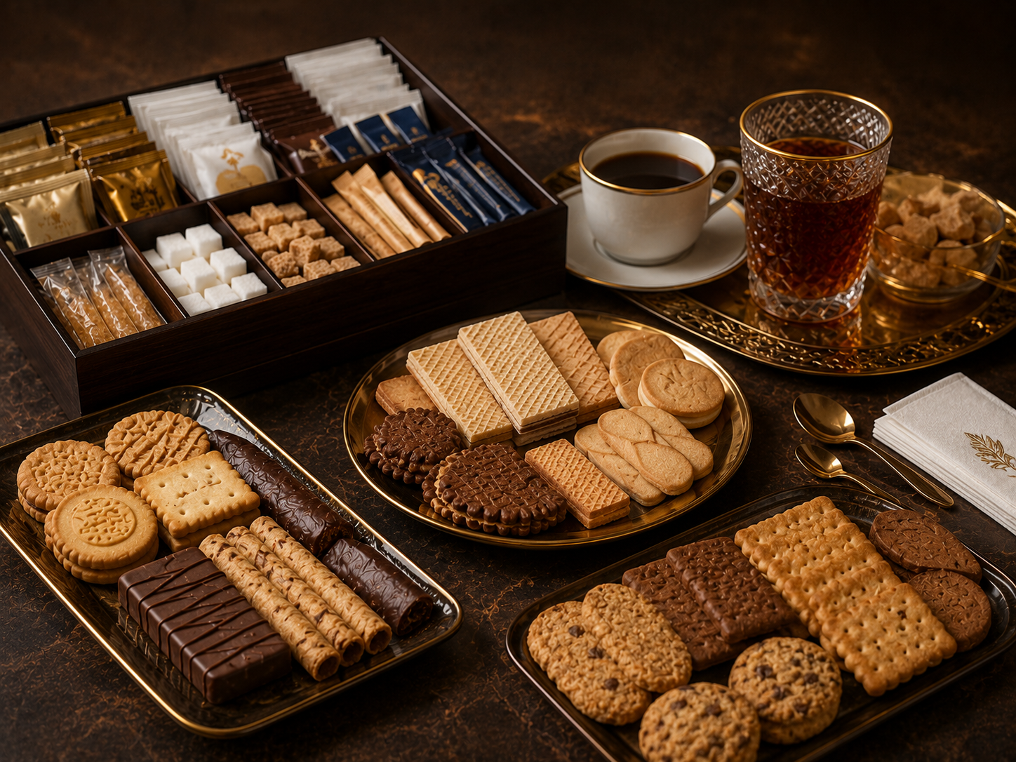 البسكويت ومكمّلات الضيافة